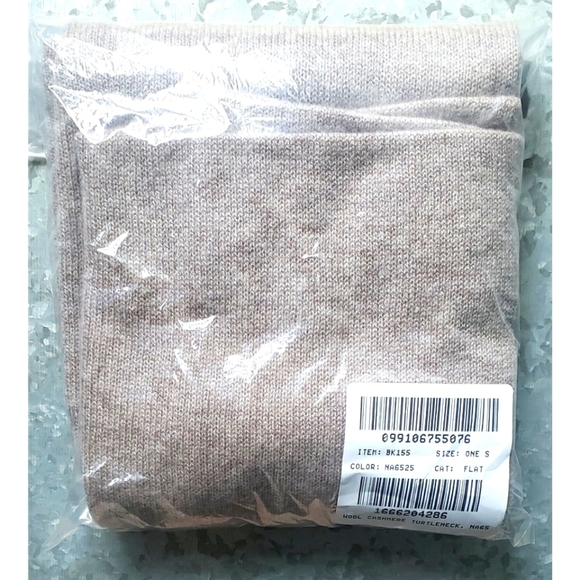 J.Crew Cashmere-Merino Wool Blend Mockneck Poncho - Picture 3 of 5